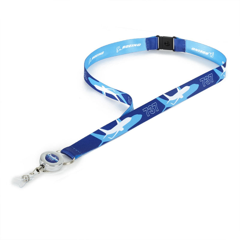 Boeing Shadow Graphic 737 Lanyard