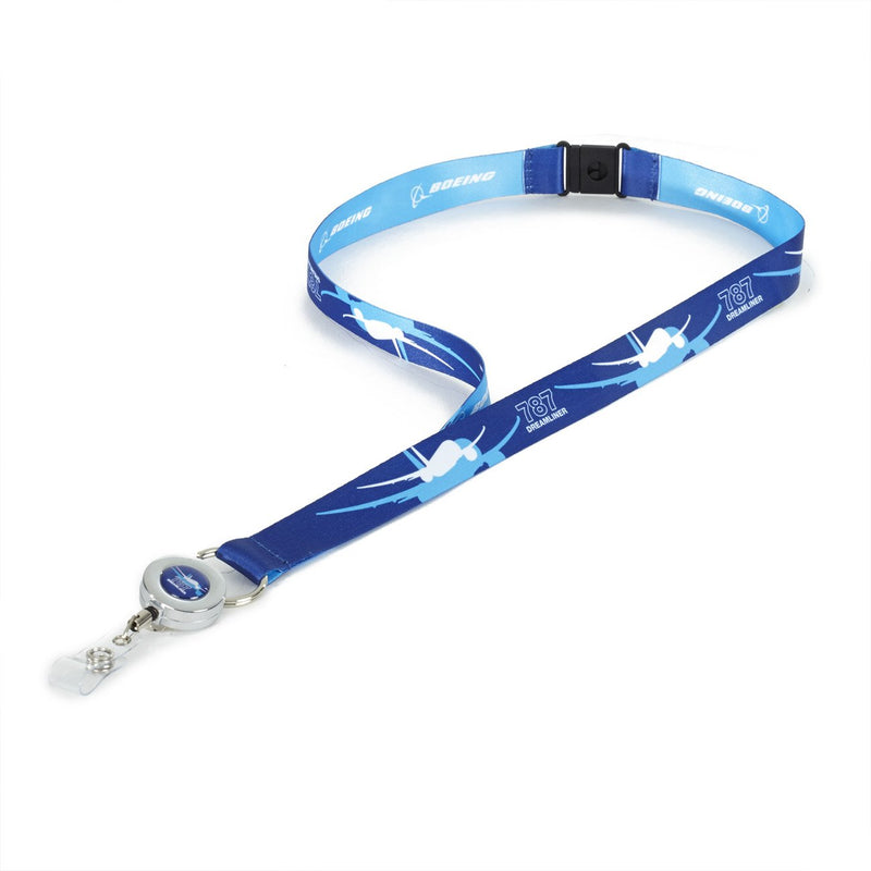 Boeing Shadow Graphic 787 Dreamliner Lanyard